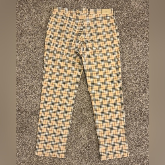 Authentic Burberry Men’s Nova Check Print Pants Slacks Trousers Harrods Size 38 - Picture 2 of 5